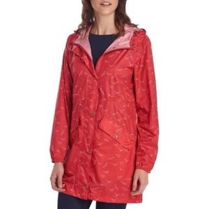 Barbour Red Hooded Jacket